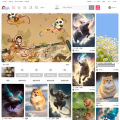 时尚瀑布流风格