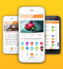 W!城市社区手机模板