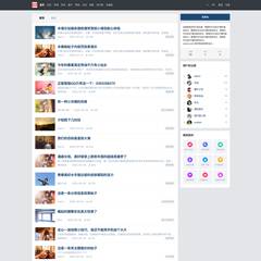 极简论坛电脑模板