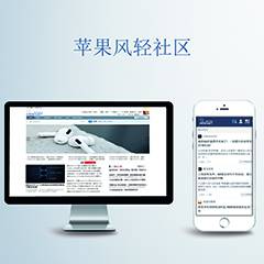 简约苹果风轻社区